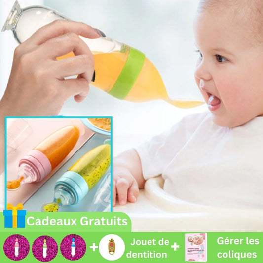 EasyBottle™ Biberon avec cuillère pour nouveau-né | Bébé