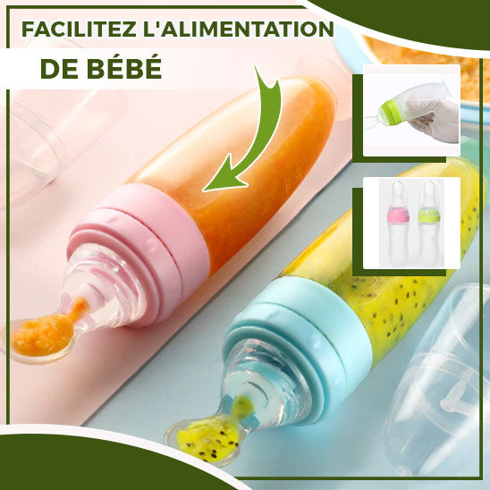 EasyBottle™ Biberon avec cuillère pour nouveau-né | Bébé