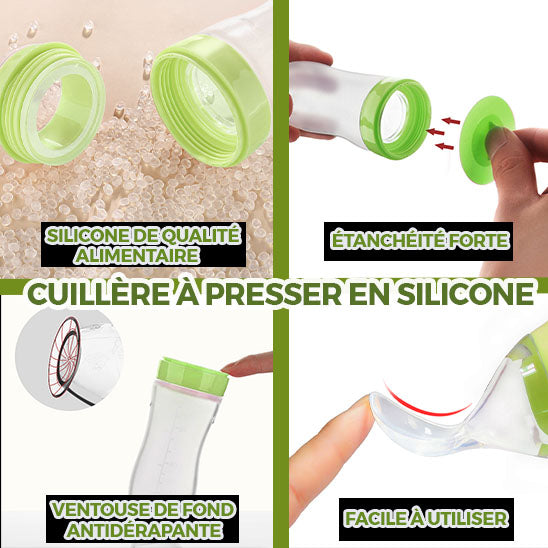 EasyBottle™ Biberon avec cuillère pour nouveau-né | Bébé