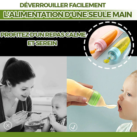 EasyBottle™ Biberon avec cuillère pour nouveau-né | Bébé