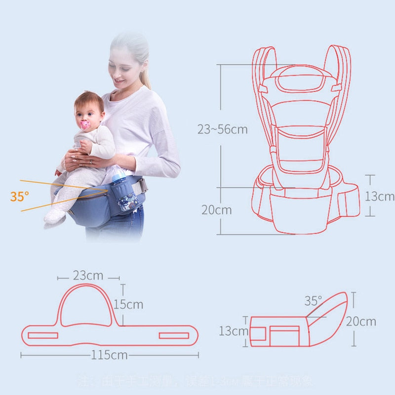 Babylift™ | Porte bébé ergonomique avec rangement